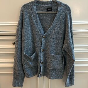 NWT PacSun blue grandpa cardigan